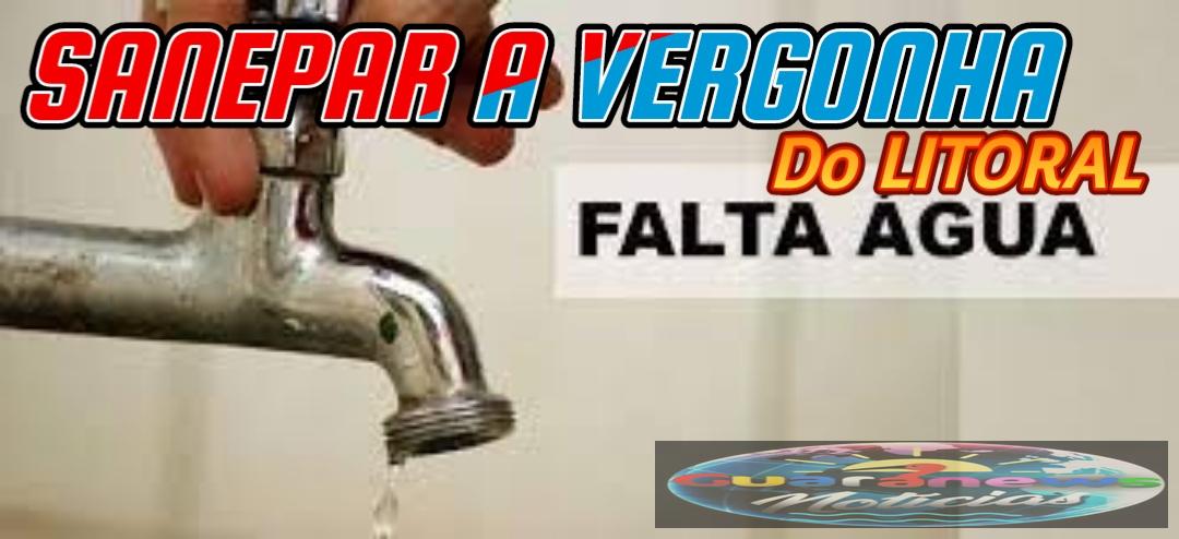 Fim de ano  começa  com FALTA deÁGUA no litoral