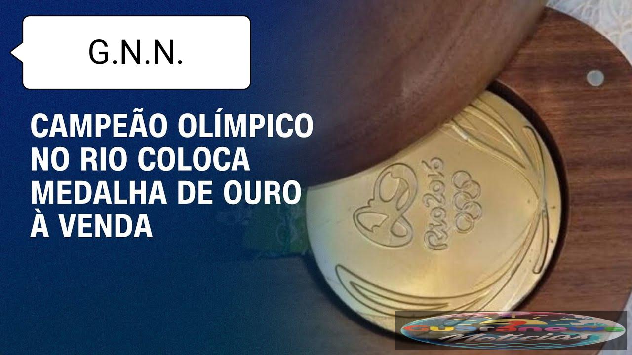 Medalha olímpica foi  colocada a venda