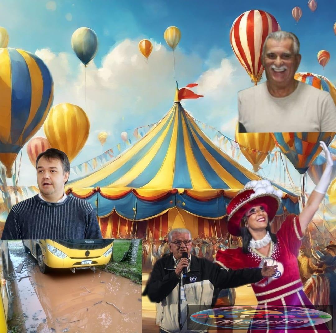 Fernanda Monteiro & Roberto Justus em: O circo dos horrores!