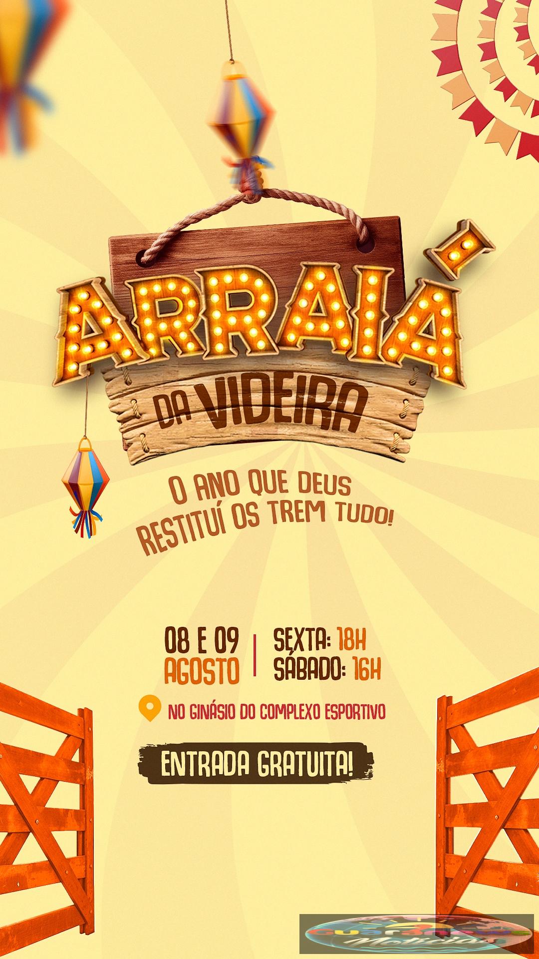 Arraiá da Igreja Videira promete agitar Guaratuba neste fim de semana com prêmios e muita diversão
